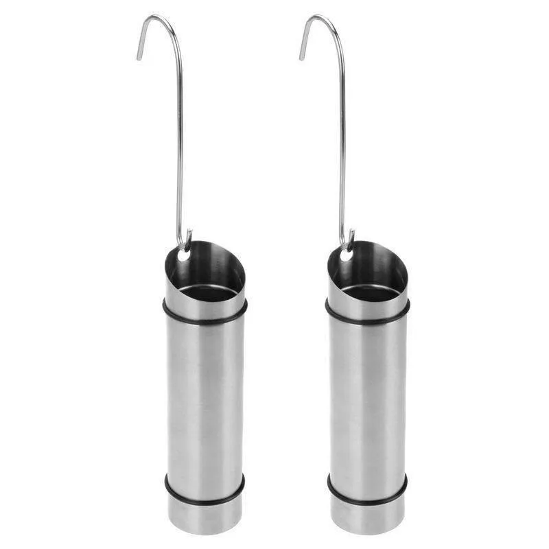 Nawilżacz Na Kaloryfer 34 x 5,5 cm 300 ml Stal Nierdzewna 2 szt. MEBLIVA