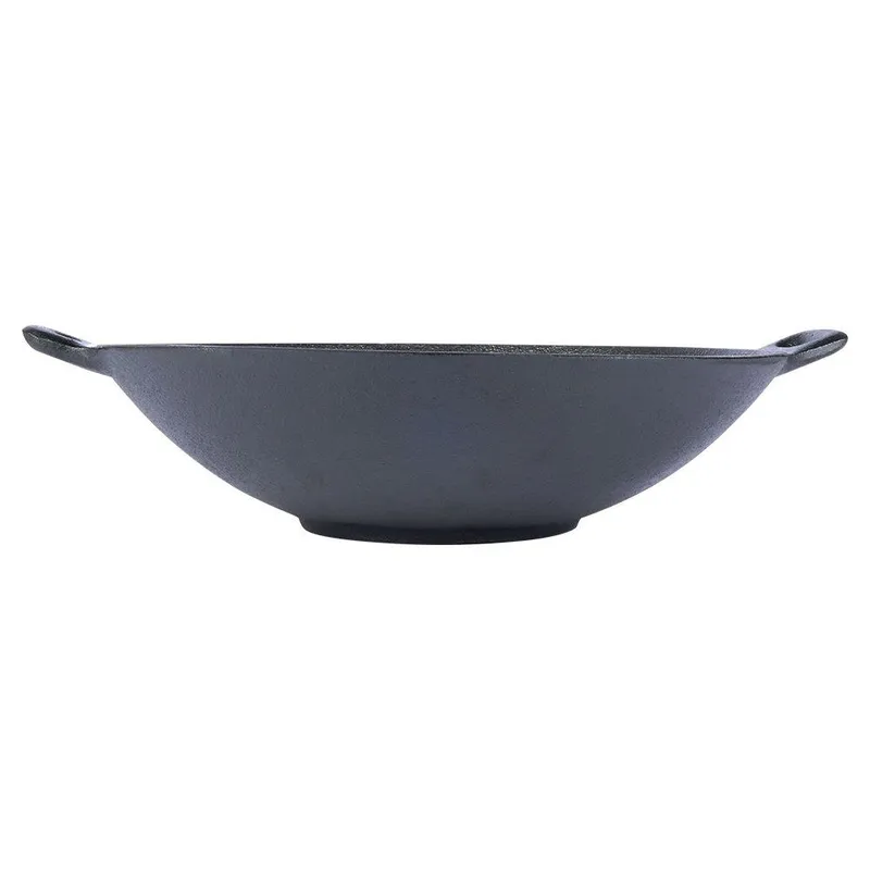 Patelnia Wok Z Uchwytami Nieprzywierająca Solidna 30 cm MEBLIVA