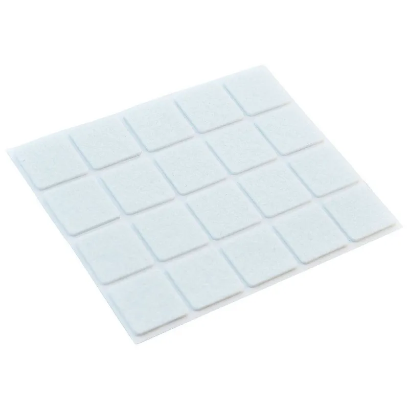 Podkładki Filcowe Samoprzylepne 20 szt. 2,5 x 2,5 cm Pod Meble MEBLIVA