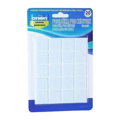 Podkładki Filcowe Samoprzylepne 20 szt. 2,5 x 2,5 cm Pod Meble MEBLIVA