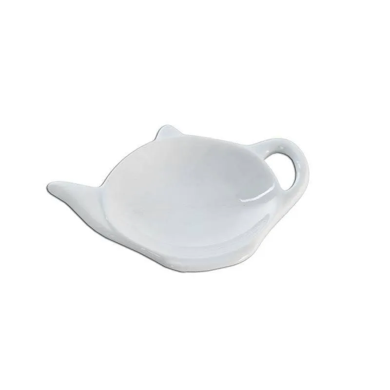Podstawka Na Torebkę Herbaty Czajniczek 13 x 9 cm Porcelana MEBLIVA