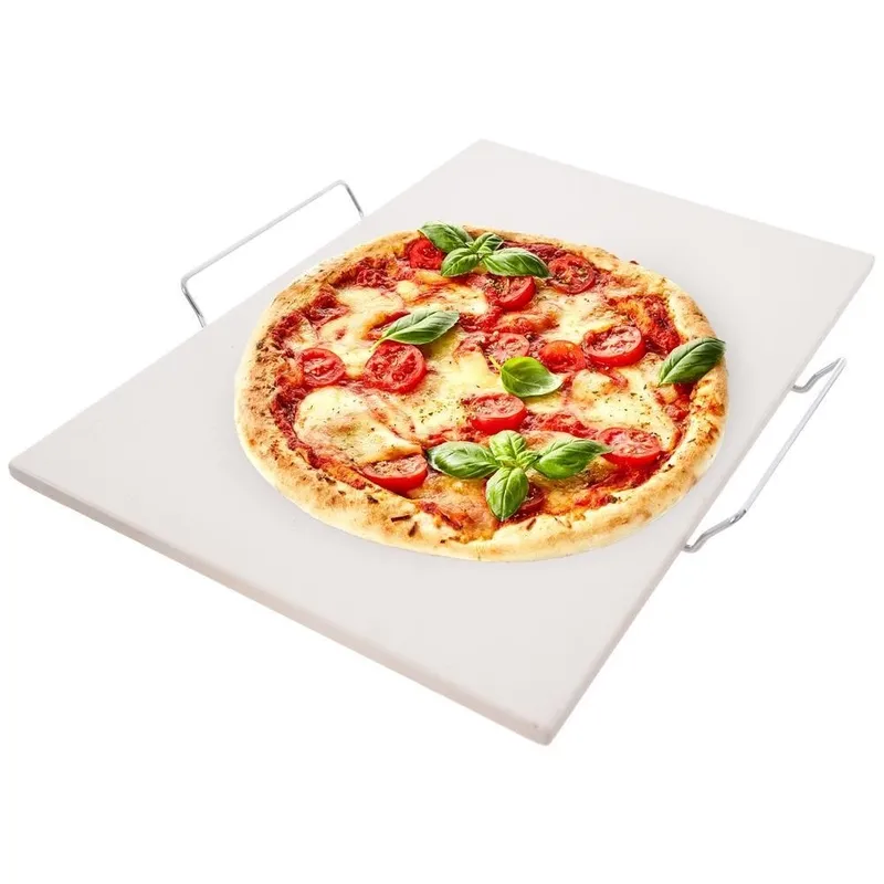 Kamień Szamotowy Do Pieczenia Wypieku Pizzy Piekarnika 2 el. Zestaw MEBLIVA