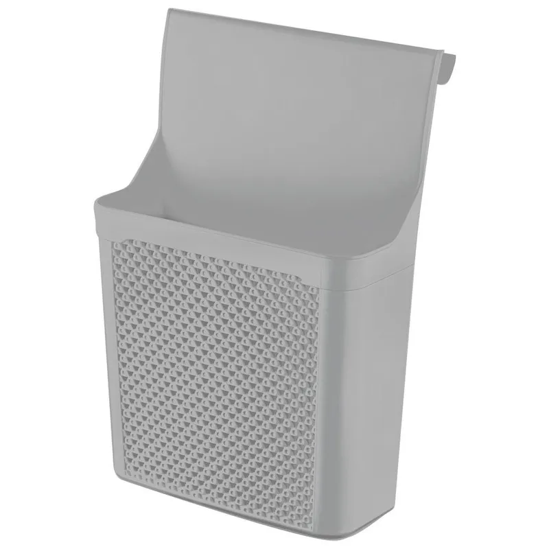 Koszyk Na Drzwi Plastikowy 24 x 12 x 35 cm Wytrzymały I Uniwersalny MEBLIVA