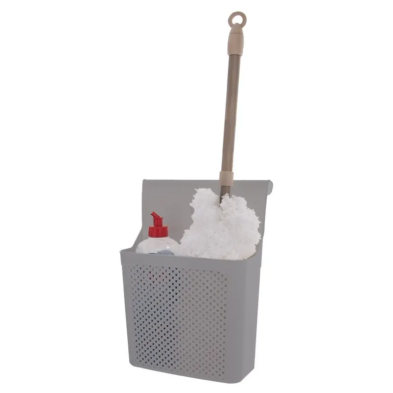 Koszyk Na Drzwi Plastikowy 24 x 12 x 35 cm Wytrzymały I Uniwersalny MEBLIVA