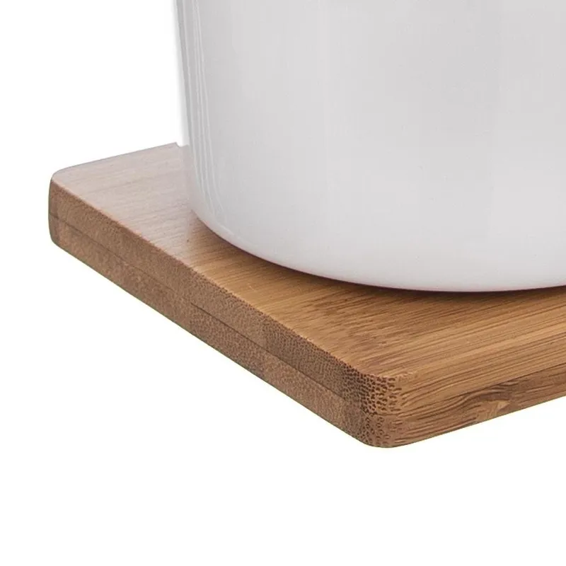 Zestaw Cukierniczka Mlecznik W Stojaku Porcelanowe 2 x 280 MEBLIVA - Białe