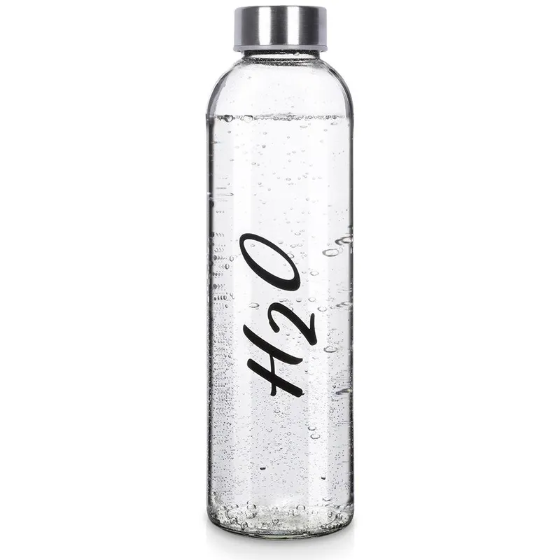 Butelka Na Wodę EXCELLENT HOUSEWARE Szklana 700 ml Szczelna MEBLIVA