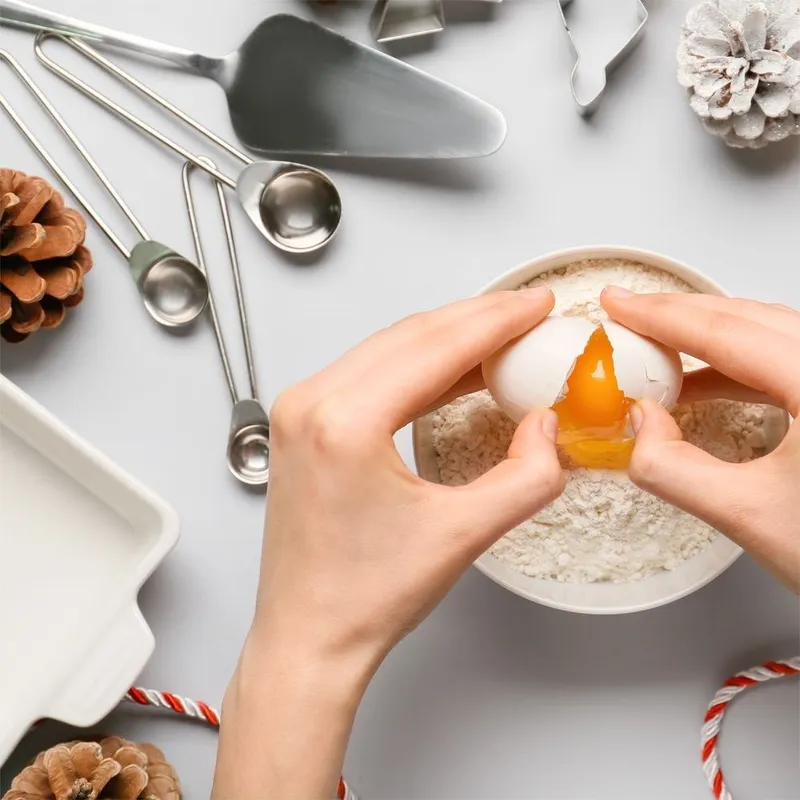 Miarki Kuchenne 4 szt Stal Nierdzewna Do Zmywarki EXCELLENT MEBLIVA