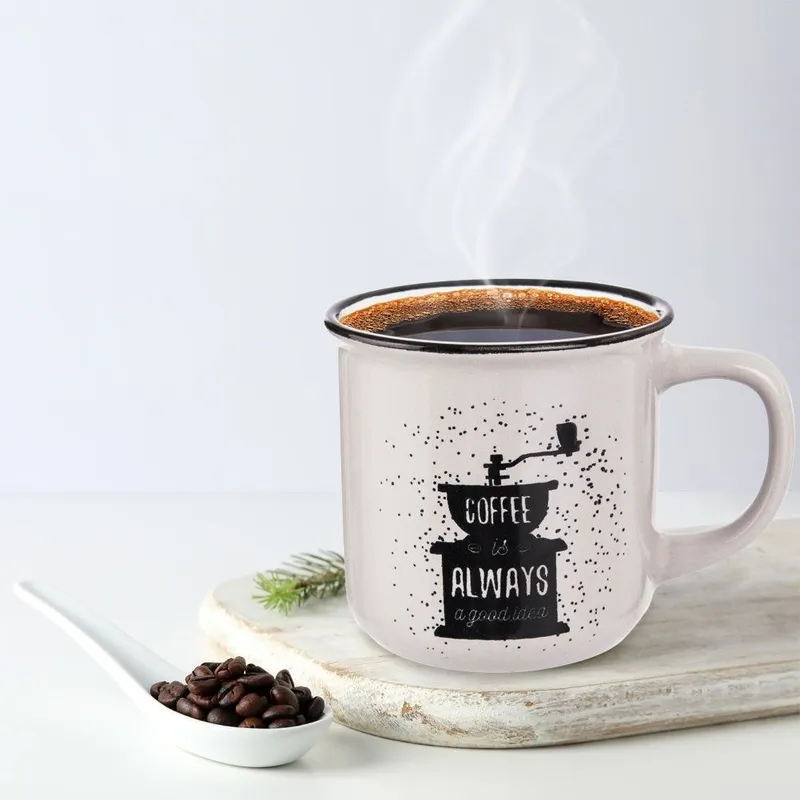 Kubek Do Kawy Ceramiczny 370 ml MEBLIVA