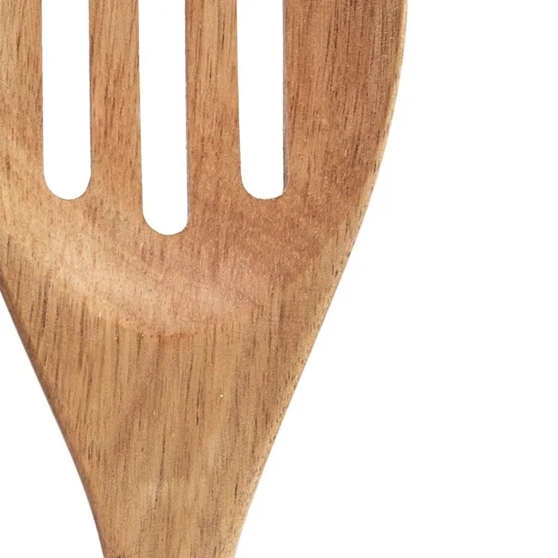 Łyżka Łyżeczka Cedzakowa Do Odcedzania Drewniana WHITELINE 30 cm MEBLIVA