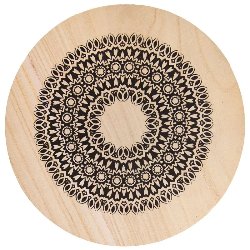 Podstawka Pod Garnek Drewniana MANDALA 20 cm MEBLIVA