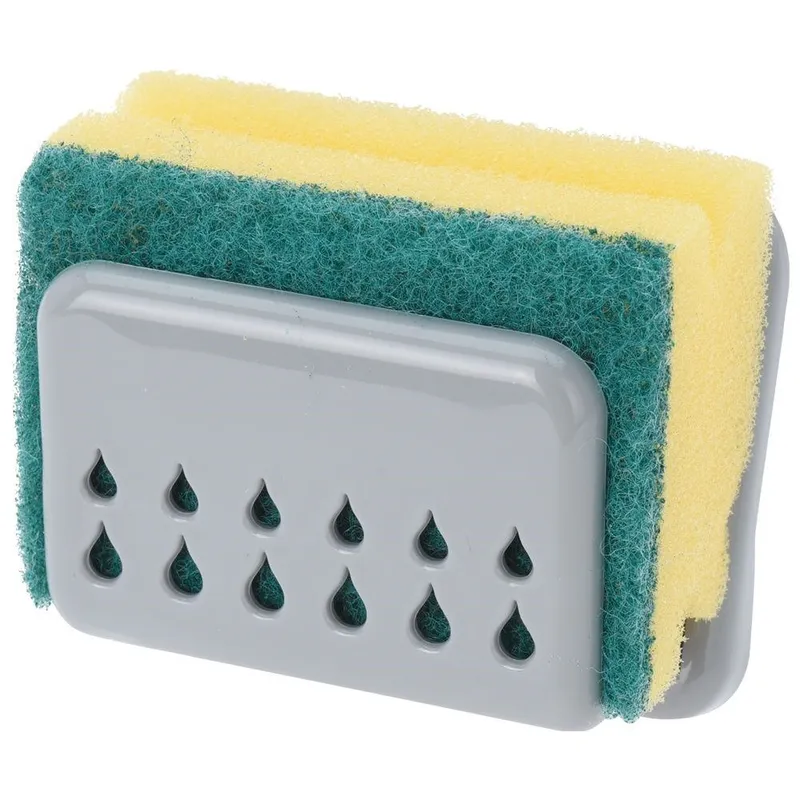 Uchwyt Na Gąbkę Z Przyssawką ULTRACLEAN W Zestawie Gąbka 9 x 8 cm MEBLIVA