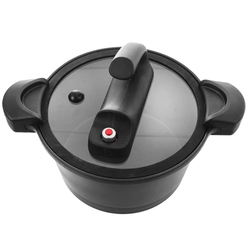 Garnek Ciśnieniowy Szybkowar Granitowy Indukcja Gaz 26 cm 5,5 l MEBLIVA