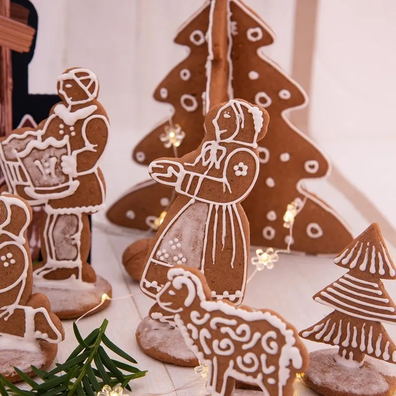 Wykrawacz Do Ciastek Choinka 15,5 cm 2 szt. Stal Nierdzewna Solidny MEBLIVA