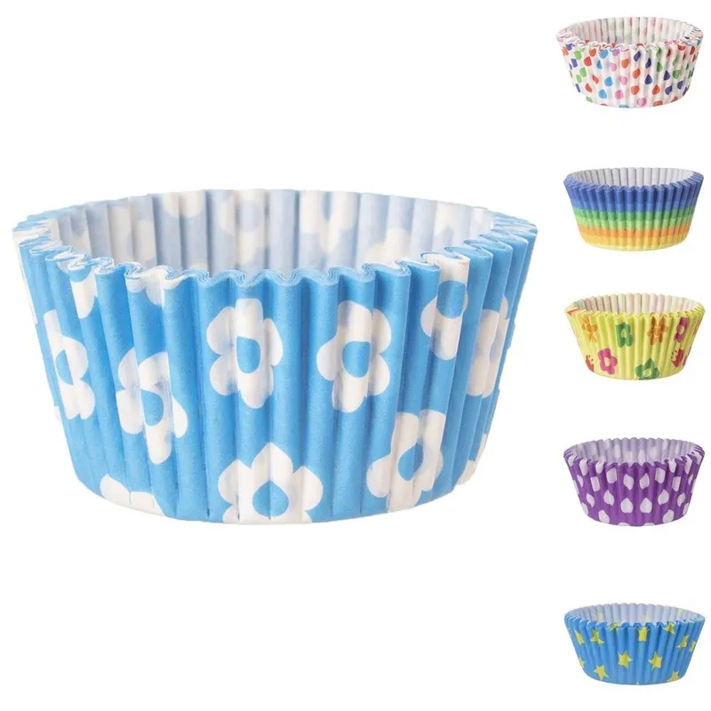 Papilotki Papierowe Do Muffinek 80 szt 6 cm Wytrzymałe Do +220°C MEBLIVA