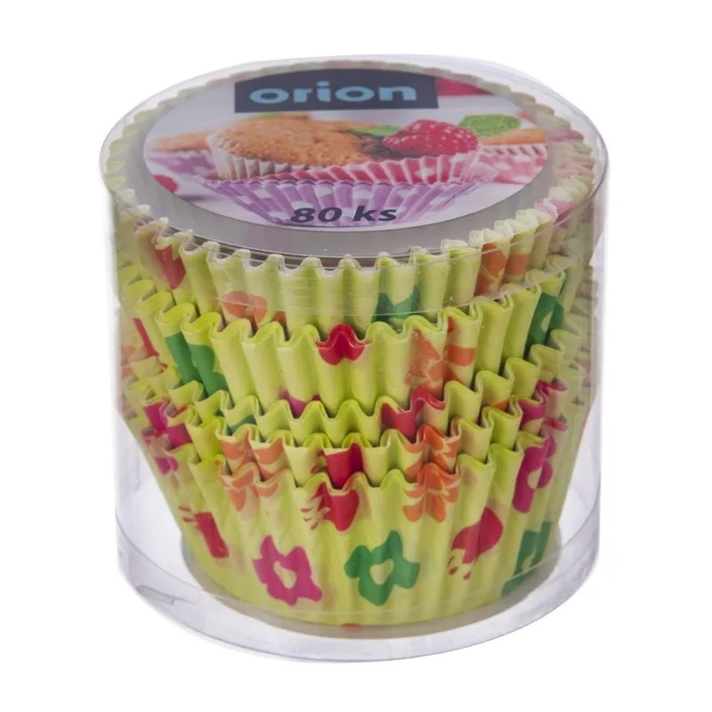 Papilotki Papierowe Do Muffinek 80 szt 6 cm Wytrzymałe Do +220°C MEBLIVA