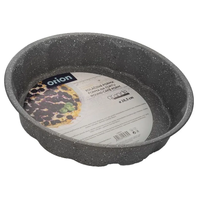 Forma Do Tarty GRANDE Granitowa 28,5 cm Wysoki Brzeg Do Zmywarki MEBLIVA