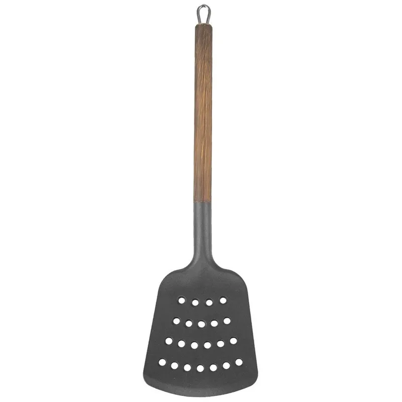 Łopatka Kuchenna Termoplastyczna Ażurowa WOODEN 34,5 x 9 cm MEBLIVA