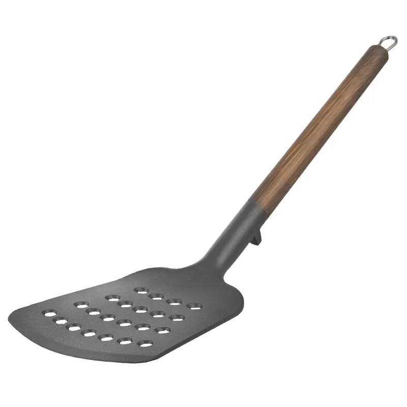 Łopatka Kuchenna Termoplastyczna Ażurowa WOODEN 34,5 x 9 cm MEBLIVA