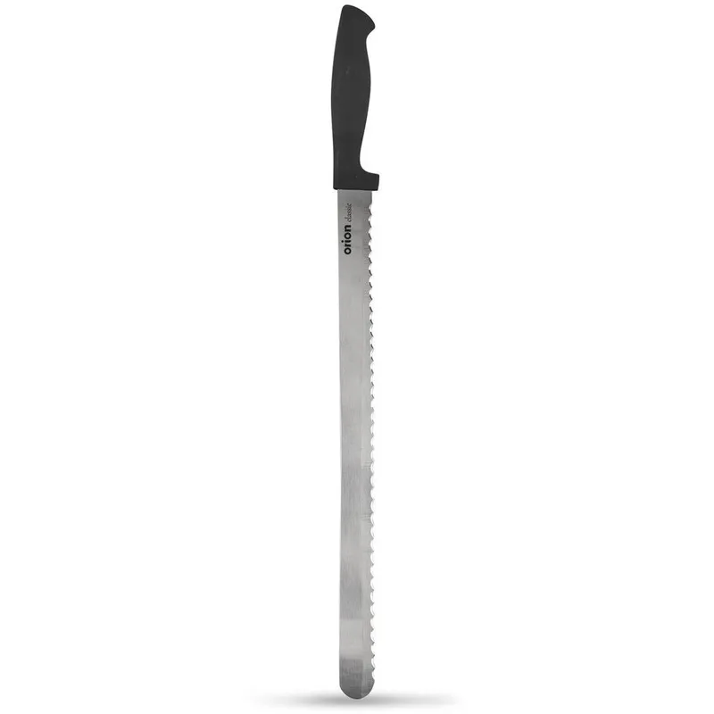 Nóż Do Ciasta 39 cm Stal Nierdzewna Ząbkowany Do Zmywarki MEBLIVA