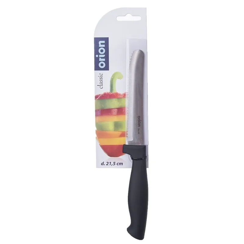 Nóż Z Ząbkami 21,5 cm Stal Nierdzewna CLASSIC Do Zmywarki MEBLIVA