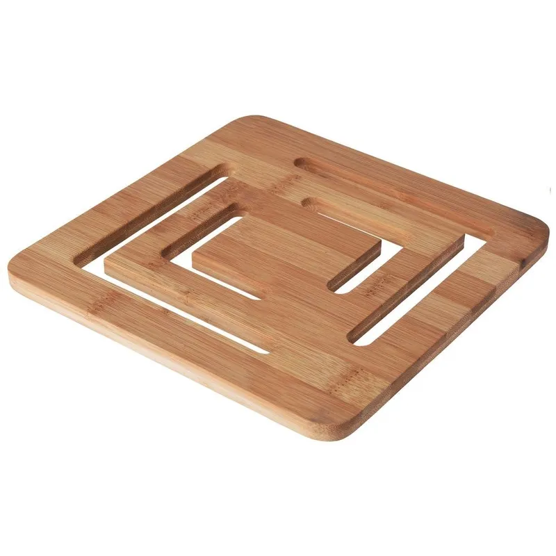 Podstawka Pod Garnek Bambusowa EXCELLENT HOUSEWARE 20 x 20 cm MEBLIVA