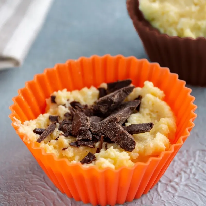 Foremki Do Muffinek Silikonowe SILLINIE 5,5 cm Do Piekarnika 6 szt. MEBLIVA