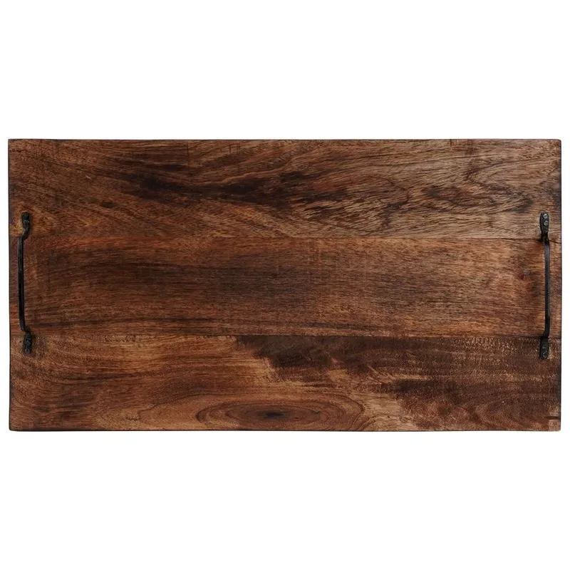 Taca Deska Do Krojenia Serwowania Drewniana Z Uchwytami 56 x 29,6 MEBLIVA