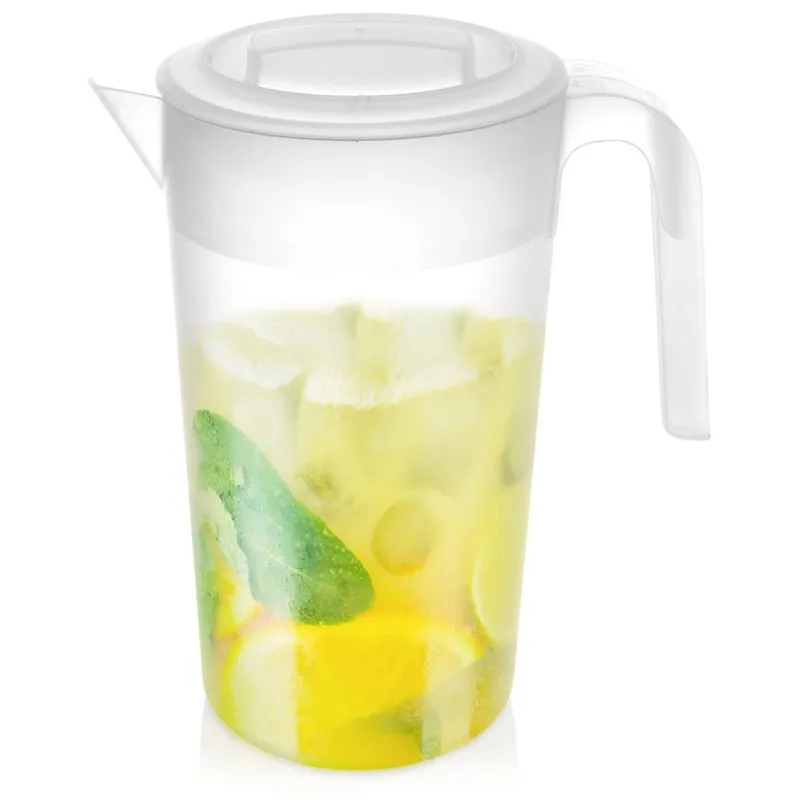 Dzbanek Plastikowy 2,3 l Z Pokrywką Do Wody Soku Lemoniady MEBLIVA