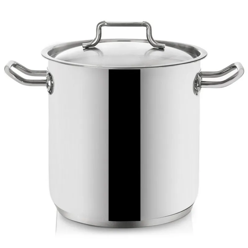 Garnek Stalowy 11 l PRO Duży 24 cm Indukcja Zmywarka MEBLIVA