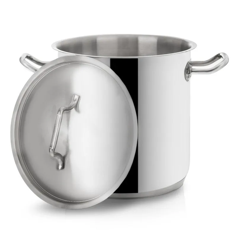 Garnek Stalowy 11 l PRO Duży 24 cm Indukcja Zmywarka MEBLIVA