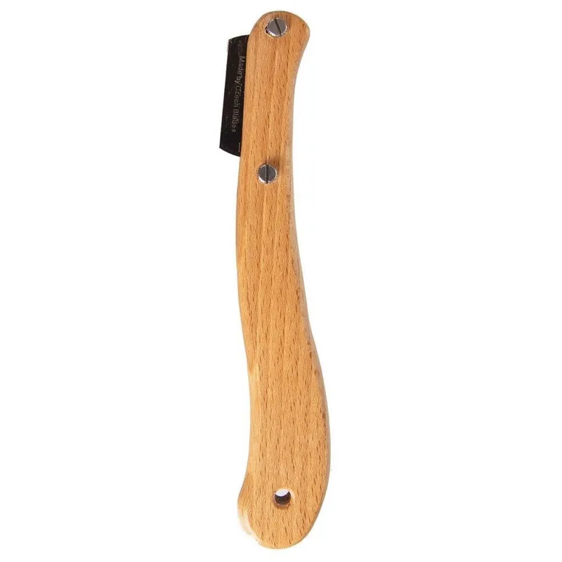 Nożyk Do Nacinania Chleba Z Żyletką 19 cm Drewniana Rączka MEBLIVA