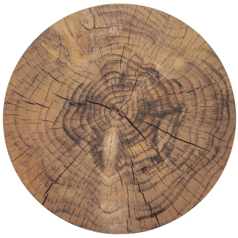 Podkładka Na Stół Korkowa WOODEN 38 cm Motyw Pnia Antypoślizg MEBLIVA