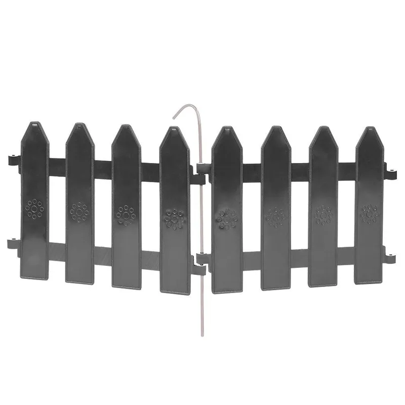 Płotek Palisada Obrzeże Ogrodowy Ozdobny Solidny 200 x 15 GARDIVA - Szary
