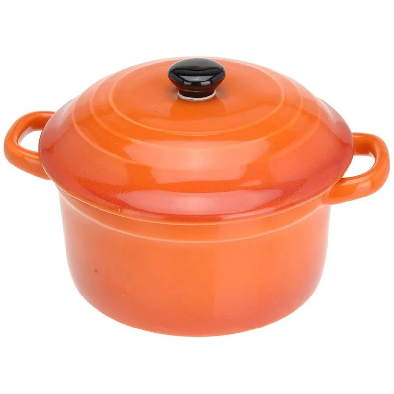 Miseczka Do Zapiekania Porcelanowa Z Pokrywką 300 ml MEBLIVA