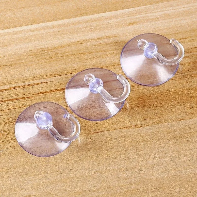 Haczyk Wieszak Na Przyssawkę 8 szt. 3,5 cm Kuchnia Łazienka MEBLIVA