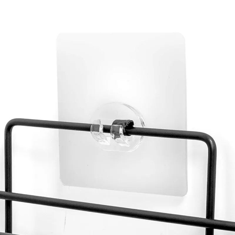 Półka Łazienkowa Pod Prysznic Metalowa Przyklejana Narożna 23 x 23 MEBLIVA