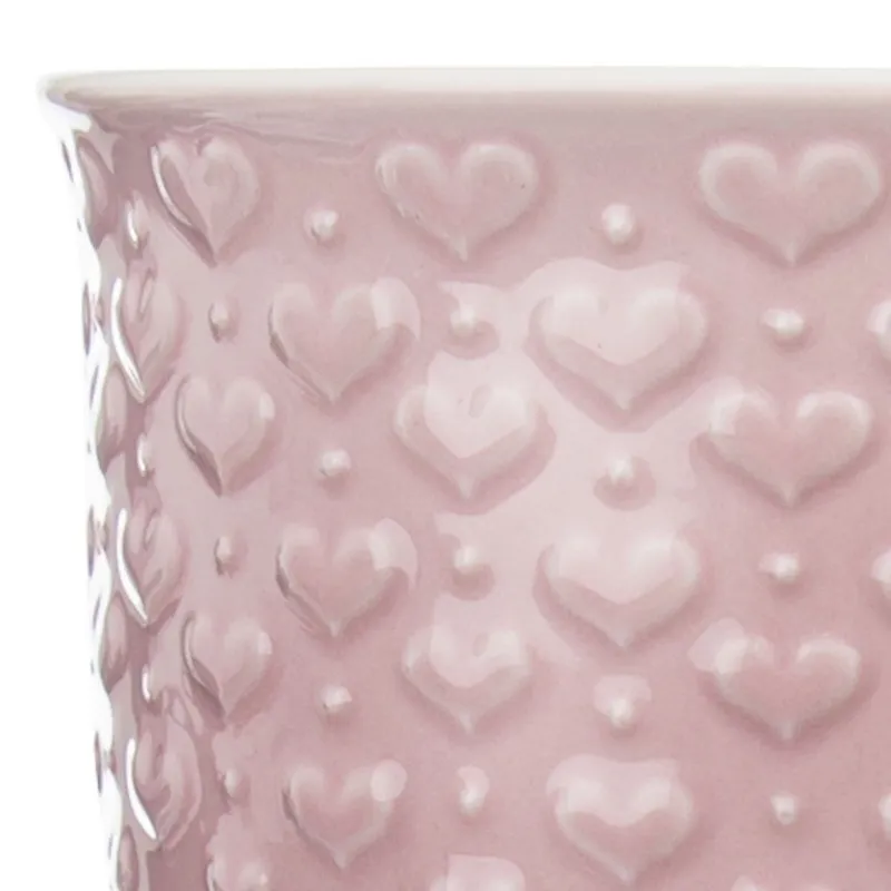 Kubek Do Kawy I Herbaty Duży Ceramiczny 580 ml MEBLIVA - Różowy