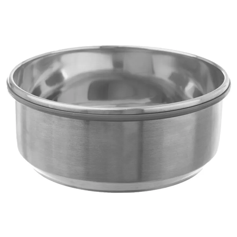 Pojemnik Stalowy Okrągły 1,2 l Szczelny Lunchbox Zmywarka 16 x 8 cm MEBLIVA