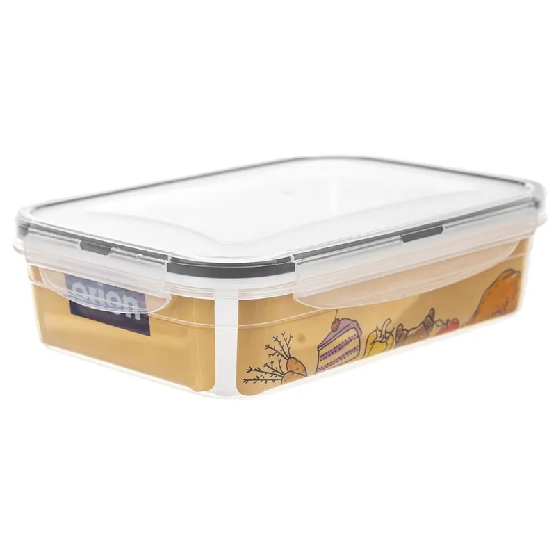 Pojemnik Lunchbox Dzielony 2 Komory Szczelny 1 l Zmywarka 21 x 15 MEBLIVA