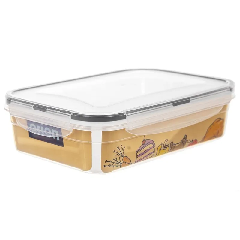 Pojemnik Lunchbox Dzielony 3 Komory Szczelny 1 l Mrożenie 21 x 15 MEBLIVA
