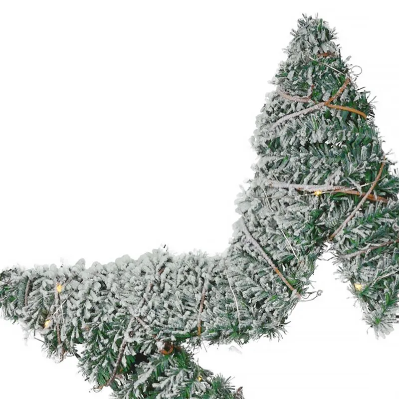 Stroik Gwiazda Ozdoba Świąteczna Świecąca 40 LED Wisząca Solidna MEBLIVA