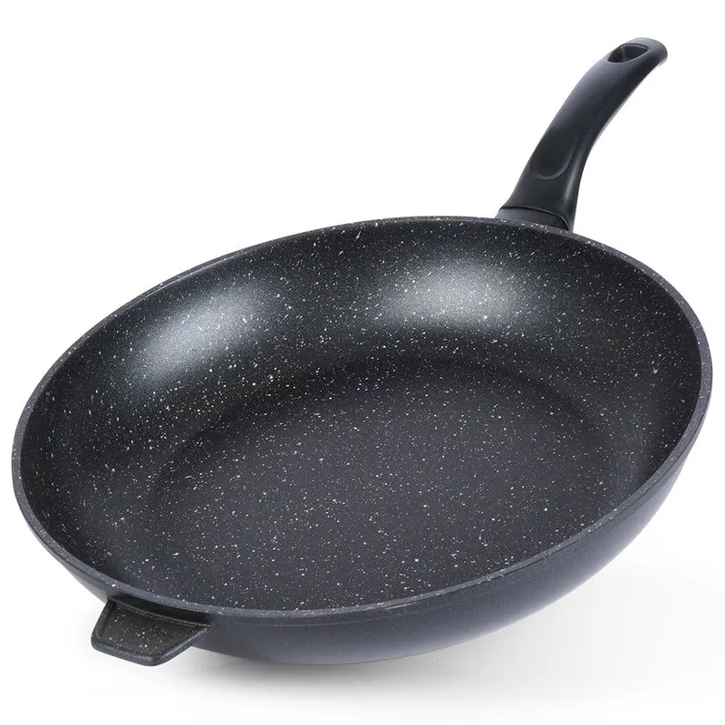 Patelnia Granitowa Duża 32 cm Grande Nieprzywierająca Indukcja MEBLIVA
