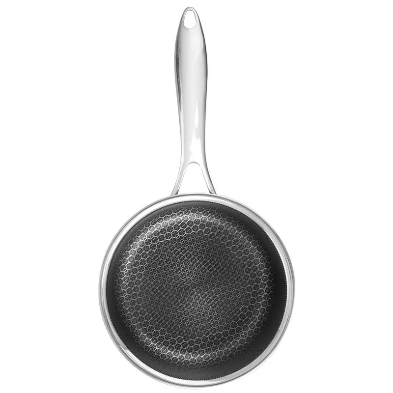 Rondel Stalowy COOKCELL HYBRYD 1,5 l 16 cm Nieprzywierający MEBLIVA