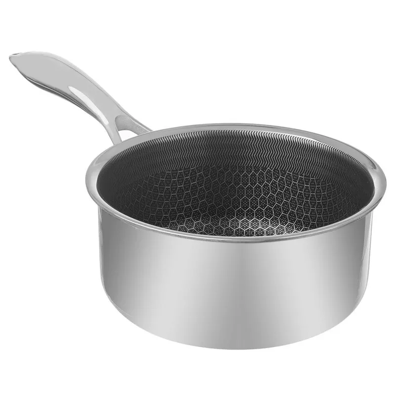 Rondel Stalowy COOKCELL HYBRYD 1,5 l 16 cm Nieprzywierający MEBLIVA