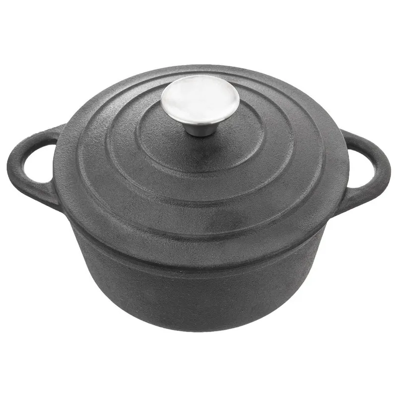 Garnek Żeliwny LITINA 4 l Średnica 23 cm Indukcja Piekarnik Grill GARDIVA