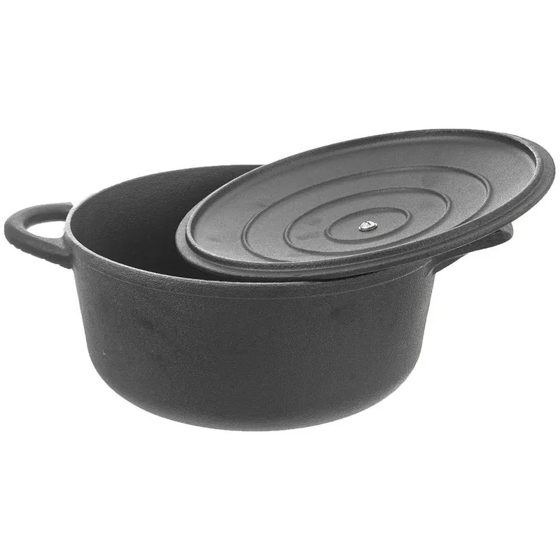 Garnek Żeliwny LITINA 4 l Średnica 23 cm Indukcja Piekarnik Grill GARDIVA