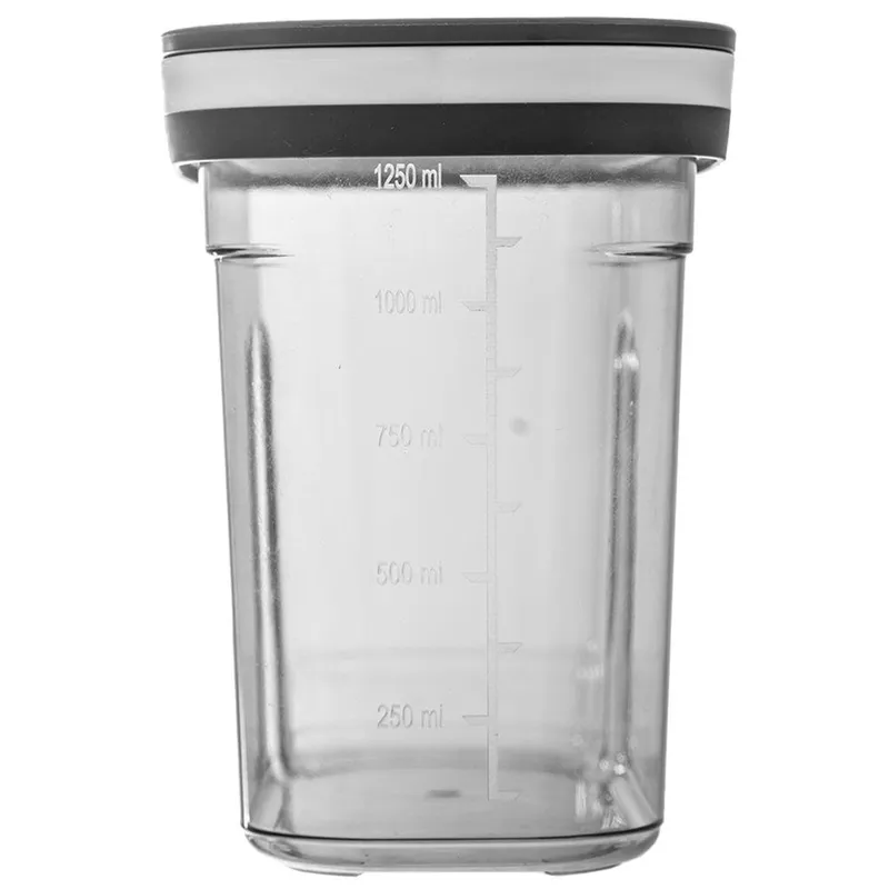 Pojemnik Na Sypkie Z Miarką Dozownik 1,25 l Piętrowany 19,5 x 13,5 MEBLIVA