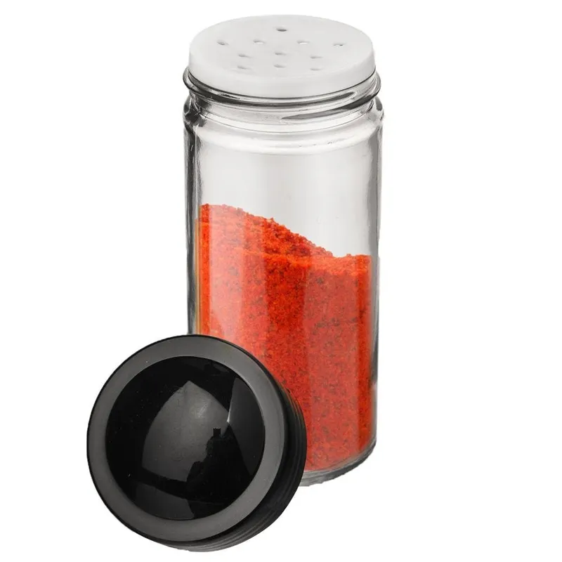 Pojemnik Szklany Na Przyprawy Sitko 100 ml Zamykany 10 x 4 cm MEBLIVA