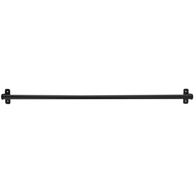 Reling Wieszak Z Haczykami Kuchenny Metalowy RADKA 78,5 cm MEBLIVA - Czarny