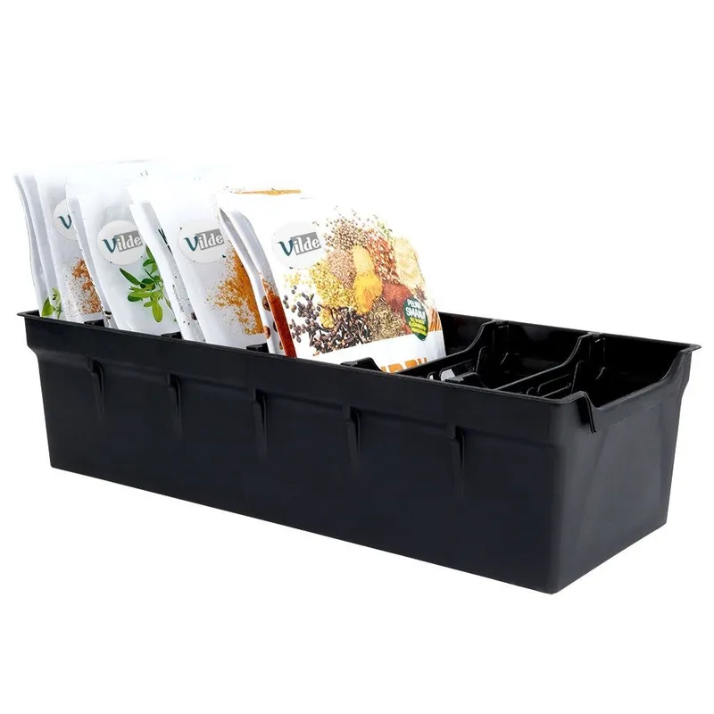 Organizer Pojemnik Na Przyprawy Z Przegródkami 30 x 13 cm MEBLIVA